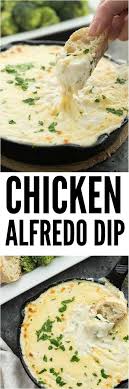 Chicken Alfredo Dip That Would Be Perfect For An Appetizer Or A Quick Lunch Dinner Recipes Appetizer Recipes Cooking Recipes