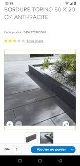 bordures beton gris bordure beton castorama bordure