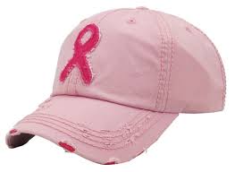 Along with the proliferation of pink. Funky Junque Women S Breast Cancer Awareness Pink Ribbon Logo Hope Shredded Baseball Hat Cap