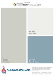 Learn more about light reflectance values and using rgb and hex codes for paint. Pearl Gray Walls Extra White Trim Favorite Jeans Vanity Cabinet Sherwin Williams Favorite Jeans Room Over Garage Favorite Jeans Sherwin Williams