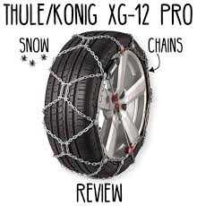 Thule Konig Xg 12 Pro Snow Chains Review Snow Chains