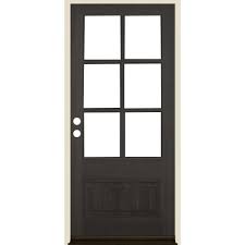 8 panel glass exterior door. Top 15 Best Exterior Black Front Doors Thetarnishedjewelblog