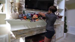 Nester's mantel last fall was lovely. 2019 Fall Mantel Decorate With Me Youtube