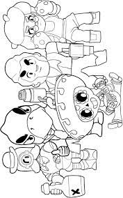Brawl stars kleurplaten (40) print een coole kleurplaat van het online spel brawl stars. Brawl Stars 08 Topkleurplaat Nl