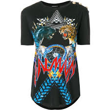 Balmain Black And Gold T Shirt Balmain Branded Lion T Shirt 637 Liked On Polyvore Featuring Tops T Shirts Black Graphic T Shirts Lion T Shirt Balmain Metal T Shirts Balmain Clothing