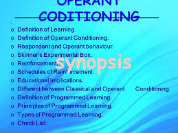 Welcome To A L L Operant Coditioning Ododefinition Of Learning Ododefinition Of Operant Conditioning Ororespondent And Operant Behaviour Ososkinner S Ppt Download