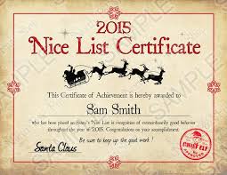 But you can also buy clipart from different sites and use them. Nice List Certificate Free Printable Google Search Nice List Certificate Christmas Lettering Awesome Lists