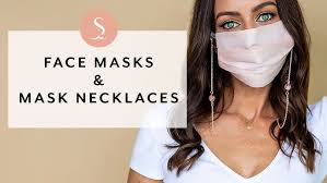 diy FACE MASK CHAIN NECKLACE 😷 HOW TO MASK HOLDER STRAP