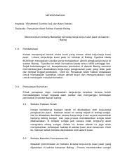 Contoh surat undangan dinas perusahaan. Bm Docx Memorandum Kepada Yb Menteri Sumber Asli Dan Alam Sekitar Daripada Persatuan Alam Sekitar Daerah Baling Memorandum Tentang Bantahan Terhadap Course Hero
