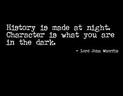 If Character Is What I Am In The Dark That Means I M A Terrified Maniac Whose Emotions Are Out Of Control Which She Tries To Words Quotations Thoughts Quotes