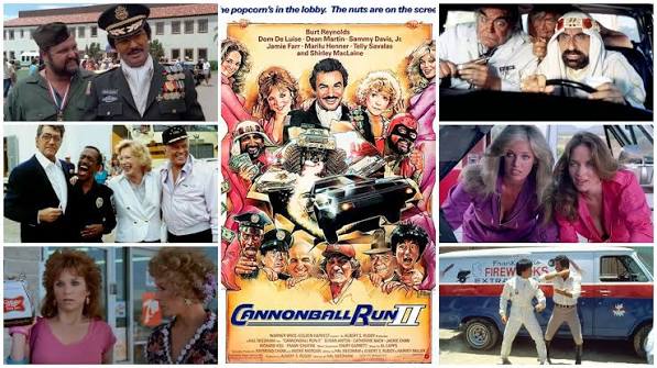 Cannonball Run II," was released 40 years ago on June 29, 1984. Starring  Burt Reynolds, and Dom DeLuise. It is the sequel to "The Cannonball Run"  (1981) in the Cannonball Run trilogy,