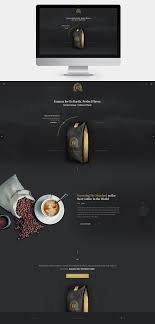 Landing Page Design For A Coffee Company 99designs Cafe Website Design Landing Page Design Page Design