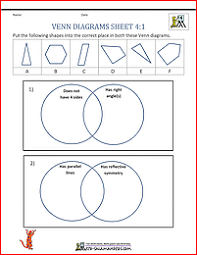 4th Grade Venn Diagram Worksheet 4 1 Venn Diagram Worksheet Venn Diagram Printable Venn Diagram