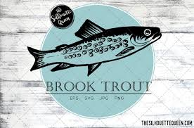 Download Brook Trout Fish Svg Design Files Hand Drawn Fishing Vector Etsy Fish Vector Fish Graphic How To Draw Hands