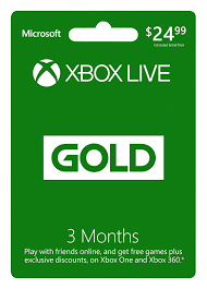 Access full games across a variety of genres for free every month on select weekends. Amazon Com Microsoft Xbox Live 3 Month Gold Card Physical Card Artist Not Provided Video Games