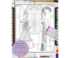 Here are 3 pages of local st. Printable Fashion Coloring Pages 6 Pack 6 Coloring Sheets Of 1920s Fashion 8 5 X 11 Pdf Chub And Bug Illustration Wall Art And School Supplies For Kids And Babies