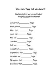 4teachers Wie Viele Tage Hat Ein Monat