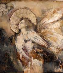 Nagyon Szep Angyalos Is Kep Koszonjuk Istennek Az Osszes Kedves Angyalt Kate Thompson Angel Art Angel
