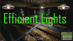 A small ceiling mounted light source. Rust How To Setup Farm Lights Efficiently Youtube