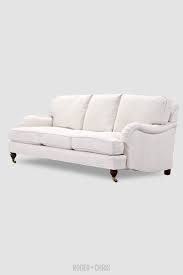 Blythe Sofa In Linen Fabric Roger Chris Sofa English Roll Arm Sofa Furniture