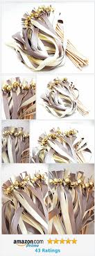 25 Portobello Ivory Wedding Ribbon Bell Wands Wedding Favors Wedding Ceremony Wedding Ribbon Bell Wands D Wedding Ribbon Ivory Wedding Wedding Favors