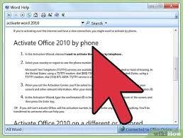 Kmspico adalah salah satu activator terbaik yang dapat anda gunakan untuk mengaktifkan windows 7 atau windows 8 milik anda dan juga dapat digunakan untuk mengaktifkan microsoft office 2010 ataupun office 2013. How To Activate Microsoft Office 2010 With Pictures Wikihow