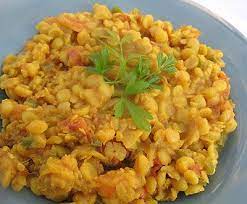 Indian Style Yellow Split Pea Curry Matar Dal Recipe Yellow Split Peas Pea Recipes Split Pea