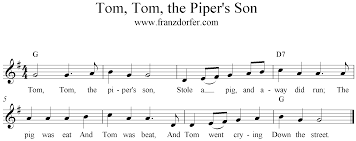 Tom tom the pipers son. Tom Tom The Piper S Son