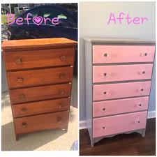 Easy Furniture Project Make A Dresser Old To New Pink Spray Paint Furniture Projects Painted Dresser