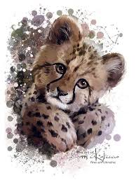 Check spelling or type a new query. Cheetah By Kajenna Dieren Tekenen Dieren Schilderen Baby Luipaard