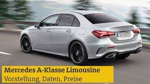 Seit wann es menschen eigentlich gibt, zeigen wir ihnen in diesem praxistipp. Mercedes A Klasse Limousine Vorstellung Daten Preise Adac 2018 Youtube