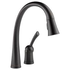 single handle pull down kitchen faucet