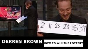 Derren Predicts Lottery Numbers How To Win The Lottery Derren Brown Youtube