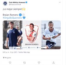 Berizzo, por su parte, intentó contrarrestar ese poderío ofensivo con una línea de cinco defensores que armó con la entrada de santiago arzamendia por el mellizo óscar romero. El Mensaje De Acassuso Por El Pase De Braian Romero A River Tyc Sports