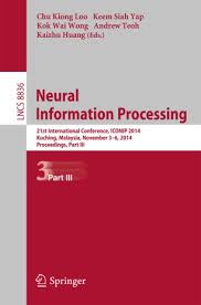 Maybe you would like to learn more about one of these? Neural Information Processing Springerlink