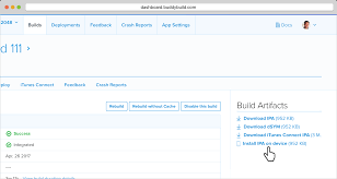 How To Download Build Artifacts Buddybuild Docs