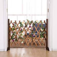 To prevent your dog from reaching certain places, a dog gate is essential. Child Safety Gate Solid Wood Restaurant Decoration Dog Fence Fence Pet Partition Wooden Fence Flower Stand 70cm Amazon De Baby