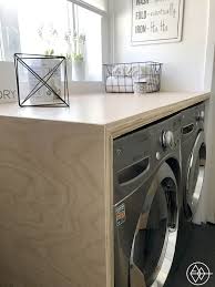 Diy Comptoir De Buanderie En Contreplaque L An Vert Du Decor Home Appliances Design Home