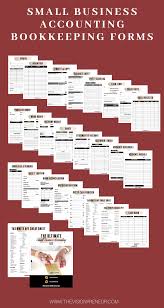 Small Business Accounting Kit Bookkeeping Forms Balance Etsy In 2020 Small Business Accounting Bookkeeping Business Small Business Planner