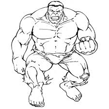 25 Disegni Hulk Da Colorare Per Bambini