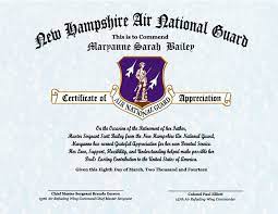 Current regulations of the united states department of defense, the joint chiefs of staff, the u.s. Military Wife And Family Certificate Of Appreciation