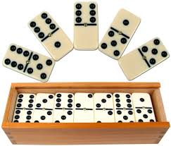 Dominoes classic is a free game in puzzle genre. Amazon Com Premium Set Of 28 Double Six Dominoes With Wood Case Brown 28 Piece 12 2408 Toys Games
