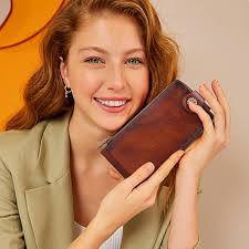 Jooniter Wallet Women Genuine Leather RFID Blocking Wallets Bifold Credit  Card Holder Organizer Zipper Slim Wallet For Women, brown, Vintage :  Amazon.in: बैग, वॉलेट और लगेज