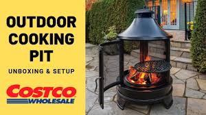 Vin de flame believes whether you prefer an oaky california chardonnay or a fruity sangiovese from italy, wine lovers alike now have the perfect place to enjoy their favorite glass of vino. Costco Outdoor Cooking Fire Pit Unboxing Setup Youtube