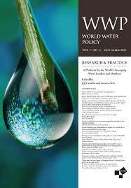 World Water Policy.