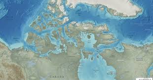 Carte de jeu au trésor, carte de l'île tropicale de dessin animé montrant la direction de la route vers citation de pirates avec l'esprit d'aventure de la baie de tortuga au fond des descriptions de la mer. Atlas Marin De L Arctique Canadien Oceans North