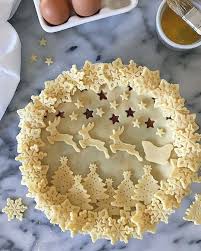 Santa Sleigh Christmas Pie Crust Christmas Pie Christmas Baking Christmas Cooking