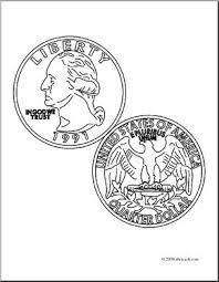 Select from 35450 printable crafts of cartoons, nature, animals, bible and many more. Quarter Coloring Page Images Writing Forms Coloring Pages Social Skills Curriculum