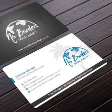 Create A Captivating Business Card For No Borders Travel Agency Business Card Contest Travel Agency Agency Business Cards Travel Nursing Agencies