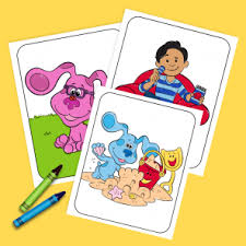 They will provide hours of coloring fun for kids. Blue S Clues You Page 2 Nickelodeon Parents